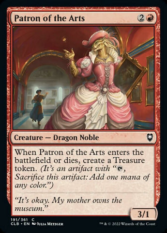 Mécène des arts [Commander Legends: Battle for Baldur's Gate]