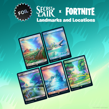 Secret Lair: Drop Series - Secret Lair x FORTNITE (Landmarks and Locations - Foil Edition)