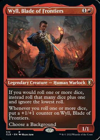 Wyll, lame des frontières (gravure à l'acide) [Commander Legends : Battle for Baldur's Gate]