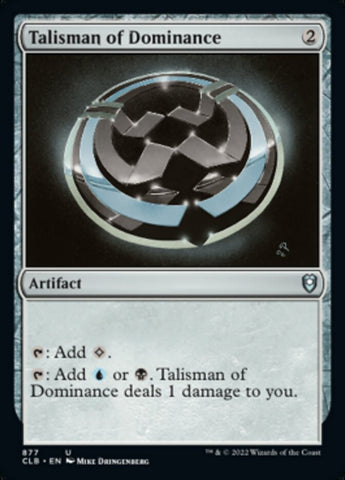 Talisman de domination [Commander Legends : Battle for Baldur's Gate]