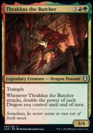 Thrakkus le boucher [Commander Legends : La bataille de la Porte de Baldur]