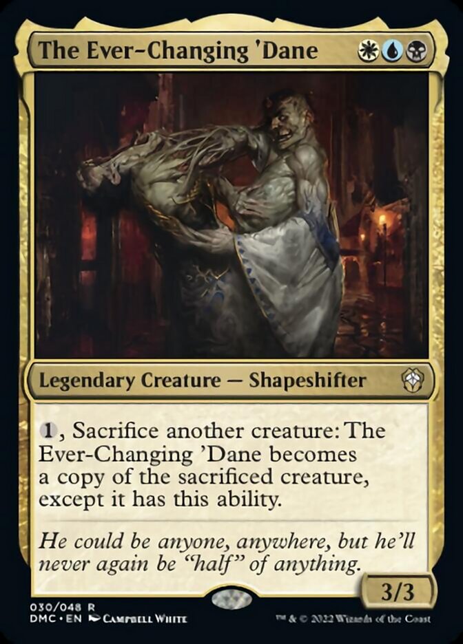 mtg dominaria white cards The Ever-Changing 'Dane [Dominaria United Commander]
