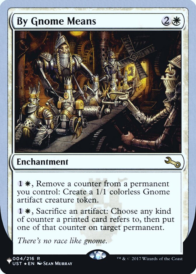 mtg unfinity card list By Gnome Means (Unfinity Foil Edition) [The List]