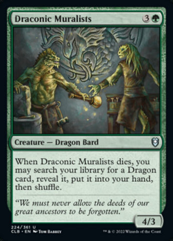 Muralistes draconiques [Commander Legends : Battle for Baldur's Gate]