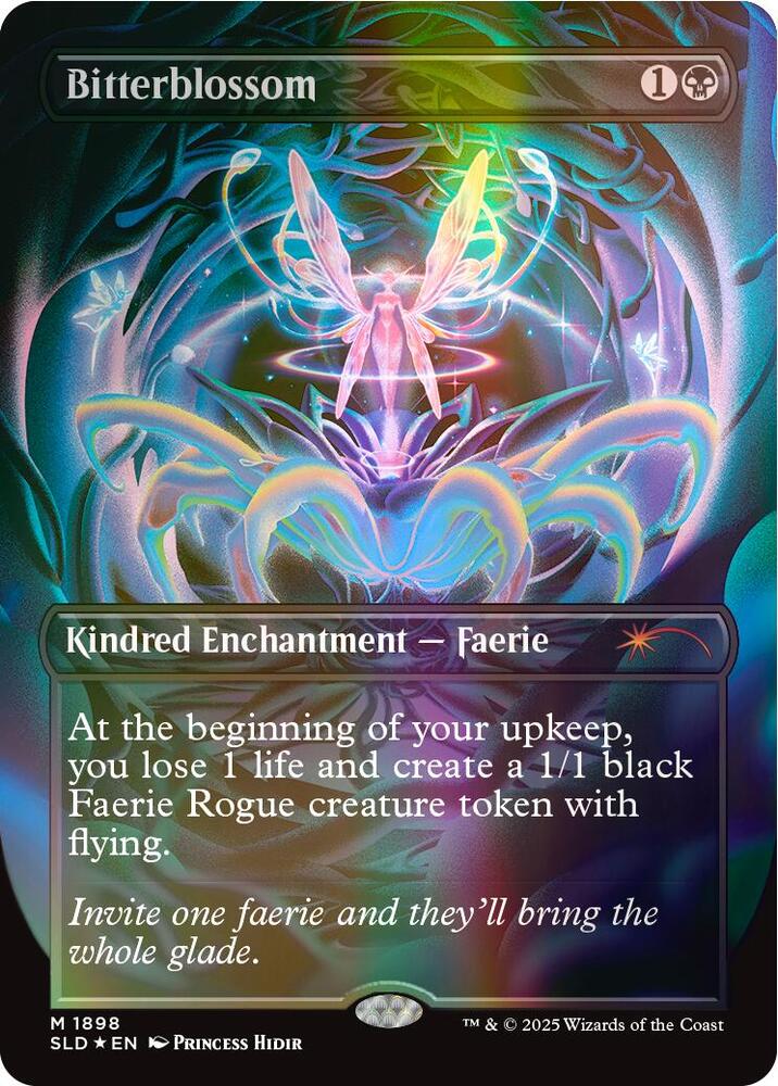 Bitterblossom (Double Rainbow Foil) [Secret Lair Drop Series]