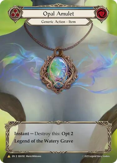 Opal Amulet (Treasure) [SEA192] (High Seas)  Cold Foil