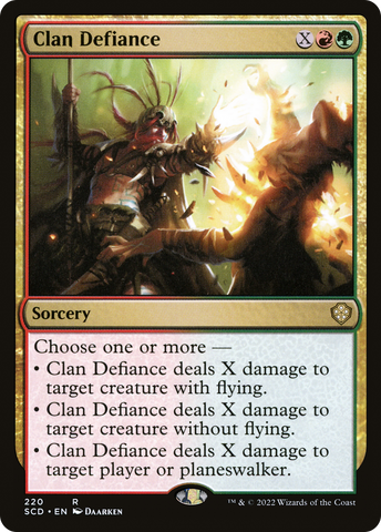 Défiance du clan [Decks Commandant de départ]