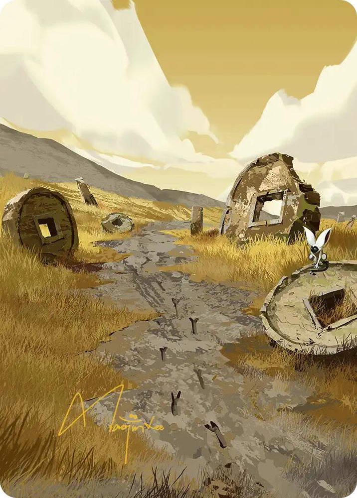 Plains Art Card (Gold-Stamped Signature) [Avatar: The Last Airbender Art Series]