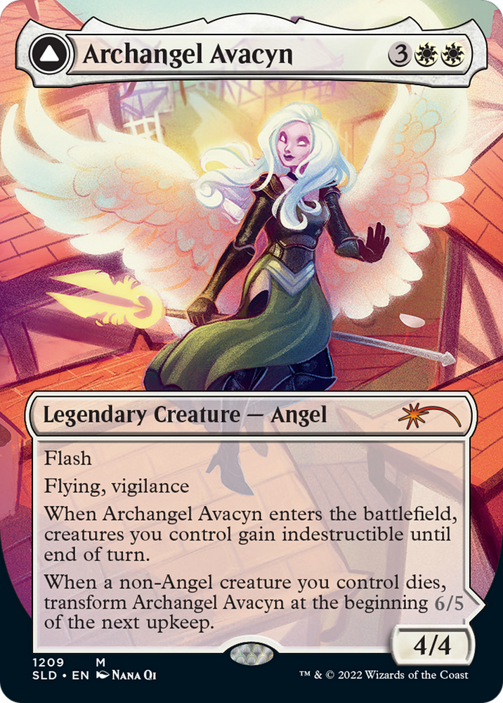Archange Avacyn // Avacyn, la purificatrice (Commandant de présentation) (Sans bordure) [Secret Lair: De mignonne à brute]