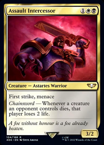 Intercesseur d'Assaut (Foil de la Vague) [Warhammer 40,000]