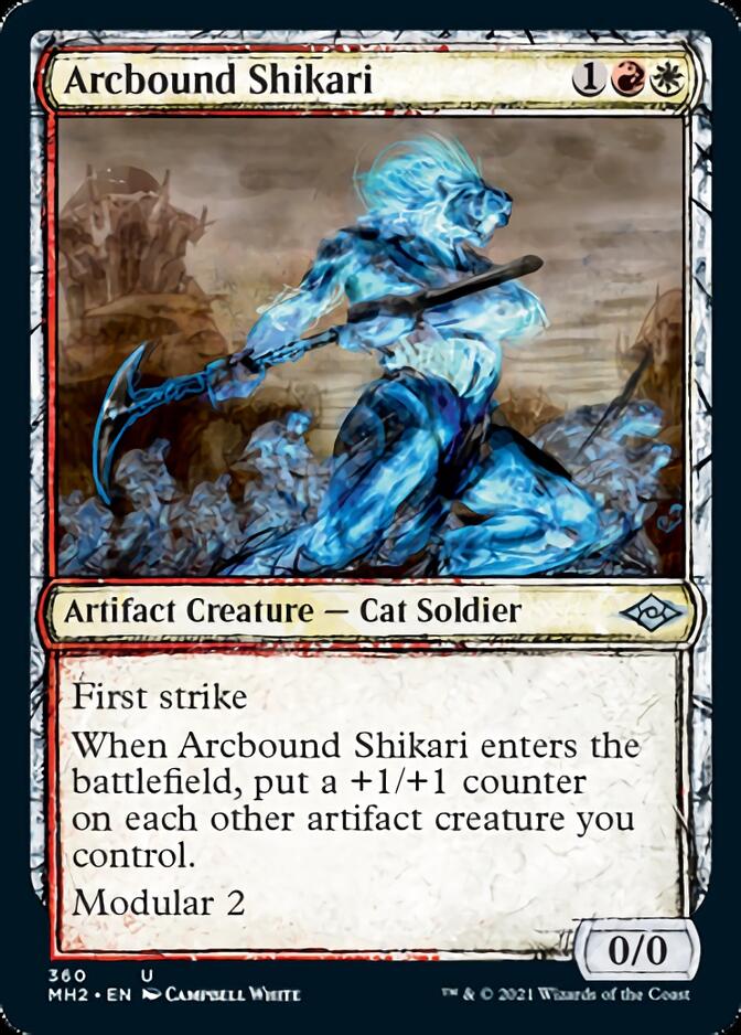 sketch cards mtg Arcbound Shikari (Sketch) [Modern Horizons 2] Selection:Sleeve + Over Sleeve Set Magic TCG Commander deck or Gouache for an The One Piece Card