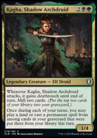 Kagha, archidruidesse de l'ombre [Commander Legends : Battle for Baldur's Gate]