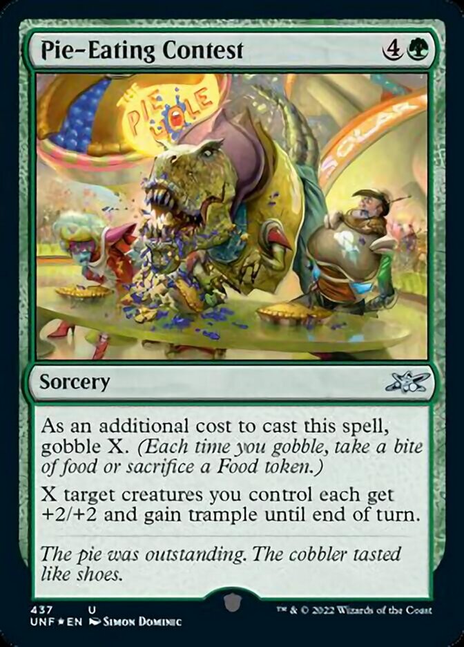 mtg unfinity card prices Pie-Eating Contest (Galaxy Foil) [Unfinity]