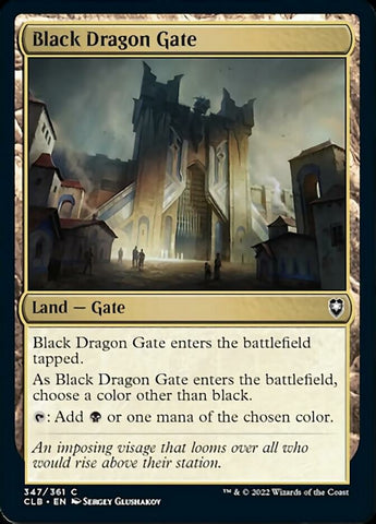 Porte du Dragon noir [Commander Legends : La Bataille de la Porte de Baldur]