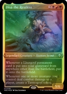 Disa the Restless (Display Commander) (Ripple Foil) [Modern Horizons 3 Commander]