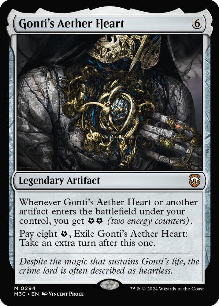 Gonti's Aether Heart (Ripple Foil) [Modern Horizons 3 Commander]