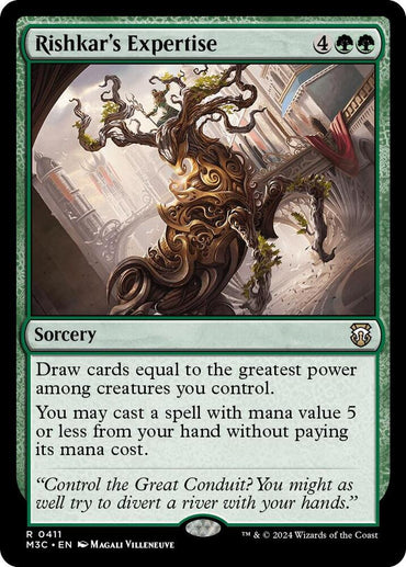 Rishkar's Expertise (Ripple Foil) [Modern Horizons 3 Commander]