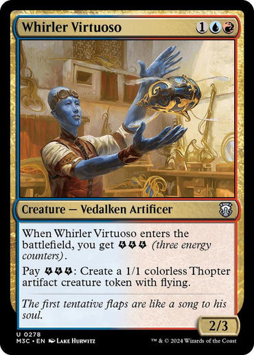 Whirler Virtuoso (Ripple Foil) [Modern Horizons 3 Commander]