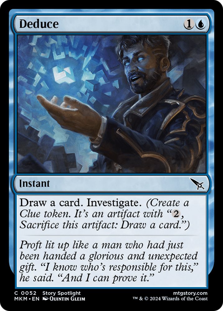 mtg murders at karlov manor clue cards MTG: Commander Deck Murders At Karlov Manor Commander