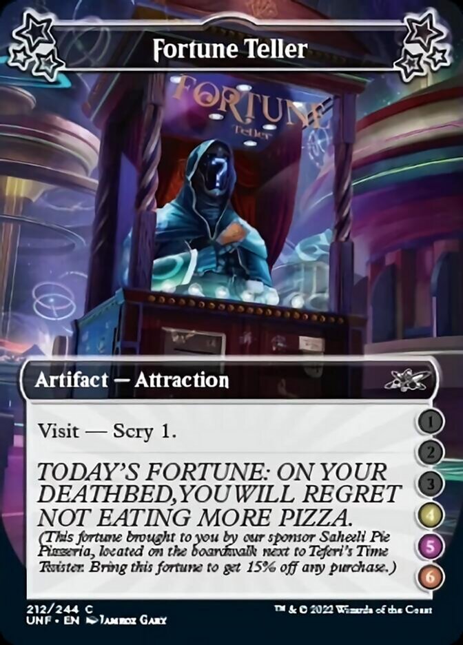 mtg unfinity card prices Fortune Teller (4-5-6) [Unfinity]