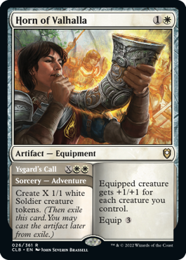 Cor de Valhalla // Appel d'Ysgard [Commander Legends : Battle for Baldur's Gate]