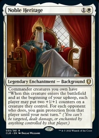 Héritage noble [Commander Legends : La Bataille de la Porte de Baldur]