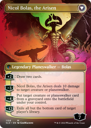Nicol Bolas, le Dévastateur // Nicol Bolas, l'Éveillé (Sans bordure) [Secret Lair : De Mignon à Brutal]