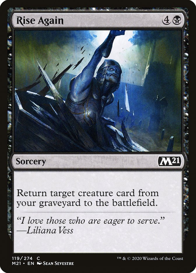 mtg core set 2021 cards Rise Again [Core Set 2021]