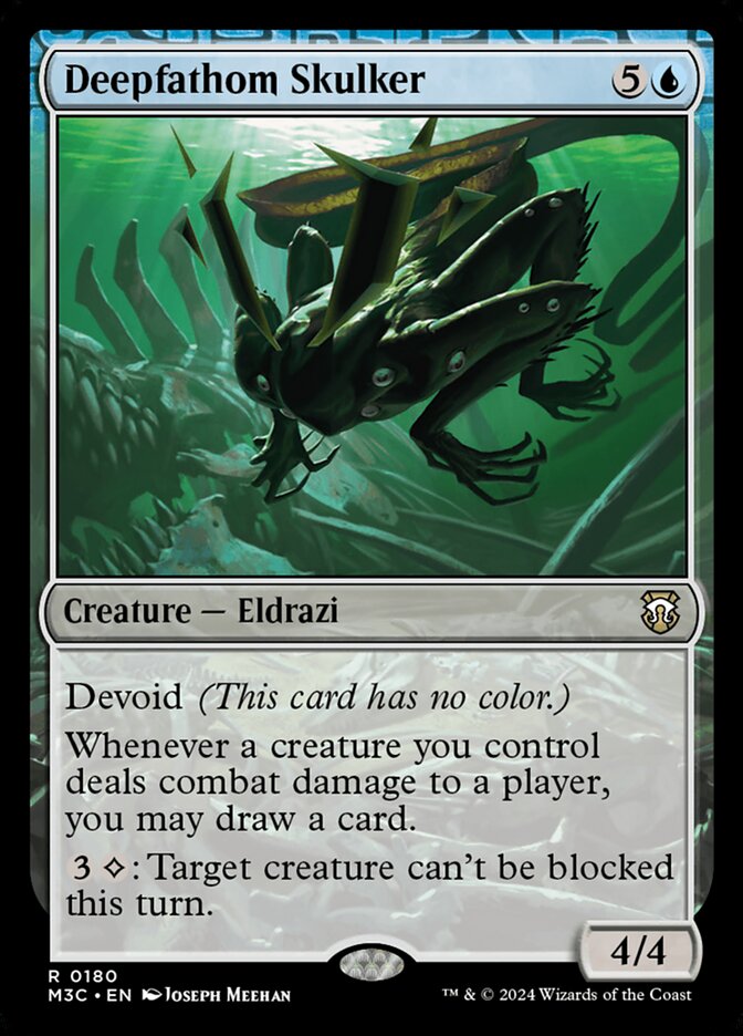 Deepfathom Skulker (Ripple Foil) [Modern Horizons 3 Commander]