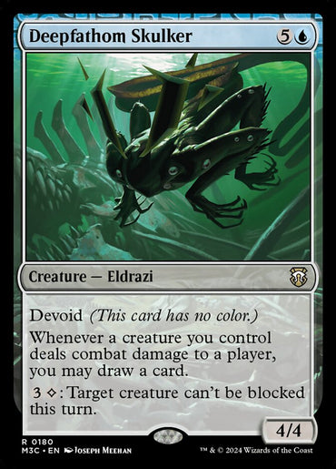 Deepfathom Skulker (Ripple Foil) [Modern Horizons 3 Commander]