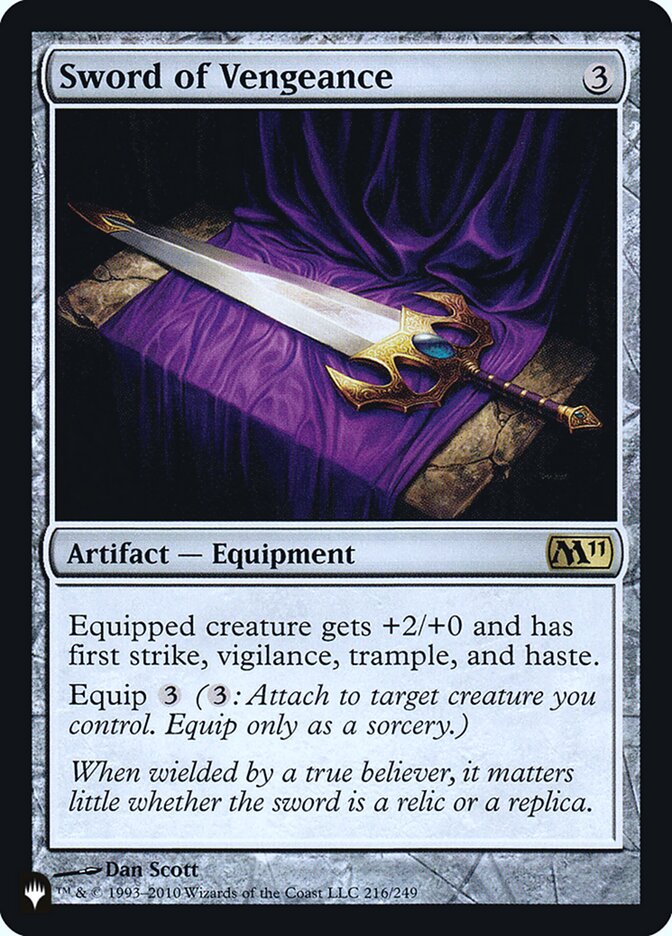 Épée de la vengeance [Secret Lair : pile je gagne, face tu perds]