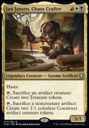 Jan Jansen, faiseur de chaos [Commander Legends : Battle for Baldur's Gate]