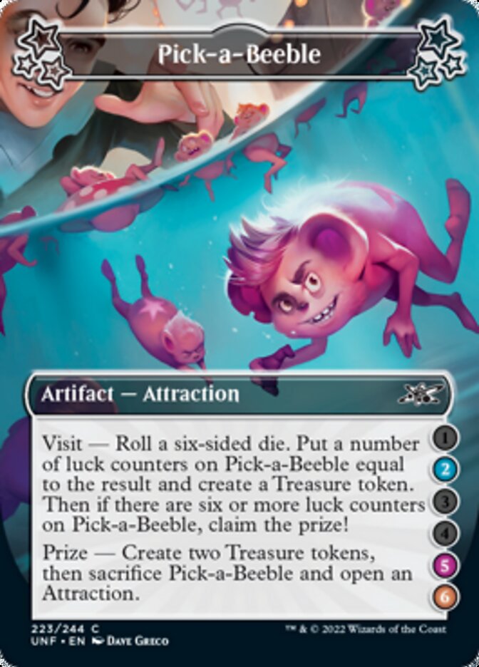 mtg unsanctioned cards Pick-a-Beeble (2-5-6) [Unfinity]