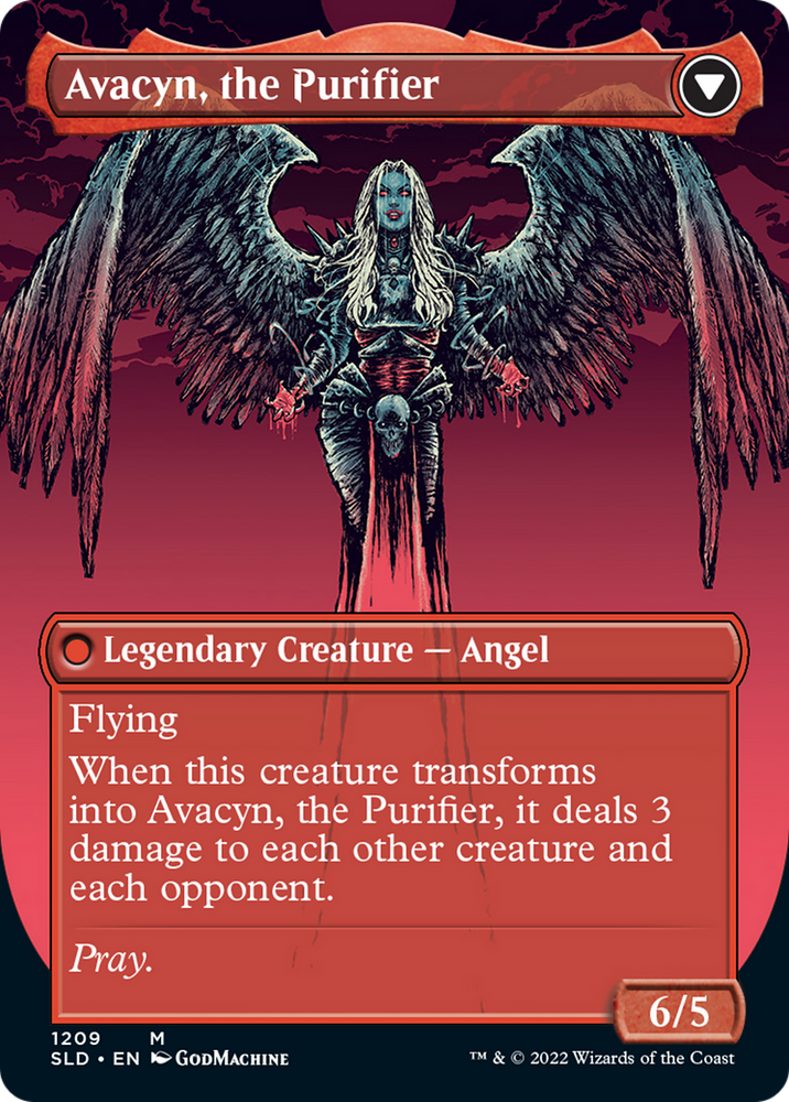 Archange Avacyn // Avacyn, la purificatrice (Commandant de présentation) (Sans bordure) [Secret Lair: De mignonne à brute]