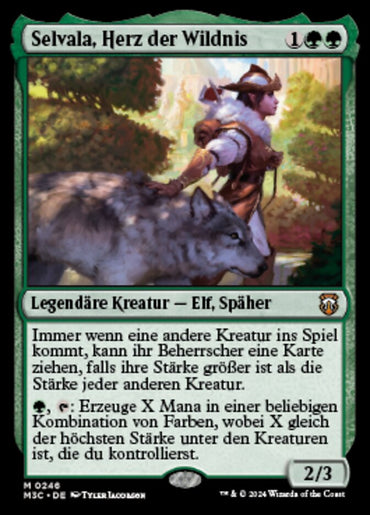 Selvala, Heart of the Wilds (Ripple Foil) [Modern Horizons 3 Commander]