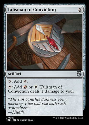 Talisman of Conviction (Ripple Foil) [Modern Horizons 3 Commander]